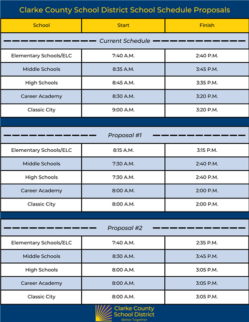 proposed school schedules 2023-24